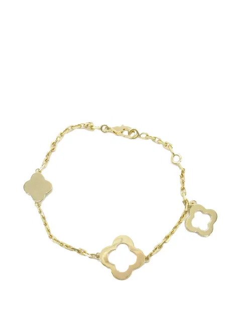 Van Cleef & Arpels Pre-Owned 2015-2025 18K Yellow Gold Byzantine Alhambra 3 Motifs bracelet