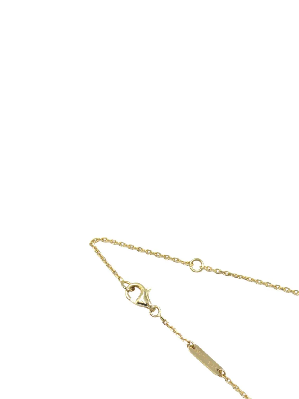 Van Cleef & Arpels Pre-Owned collar con dije Alhambra en oro amarillo de 18kt y ónix 2005-2020 | Image 2