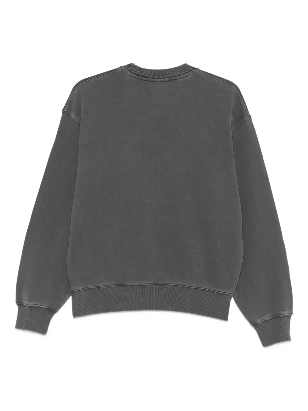 Carhartt Square-logo Cotton Sweatshirt In Gray