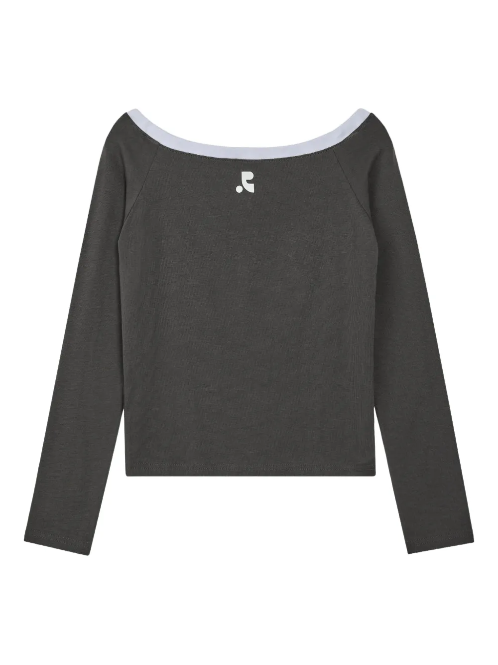Rest&Recreation off-the-shoulder top | Grey | Image 1