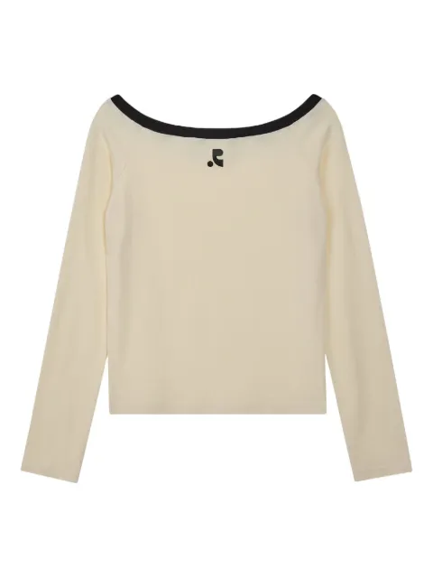 Rest&Recreation off-the-shoulder long-sleeve top