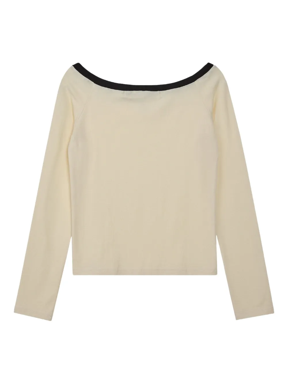 Rest&Recreation off-the-shoulder long-sleeve top | White | Image 1