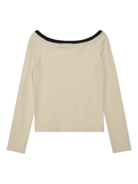 Rest&Recreation off-the-shoulder long-sleeve top