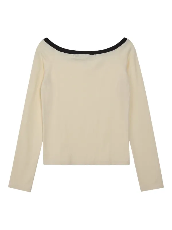 Rest&Recreation off-the-shoulder long-sleeve Top White FARFETCH NO