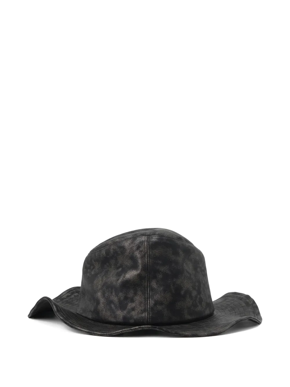 Yohji Yamamoto Ten Gallon sheep-leather hat | Black | Image 1