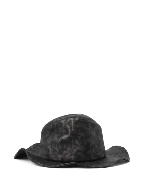 Yohji Yamamoto Ten Gallon sheep-leather hat