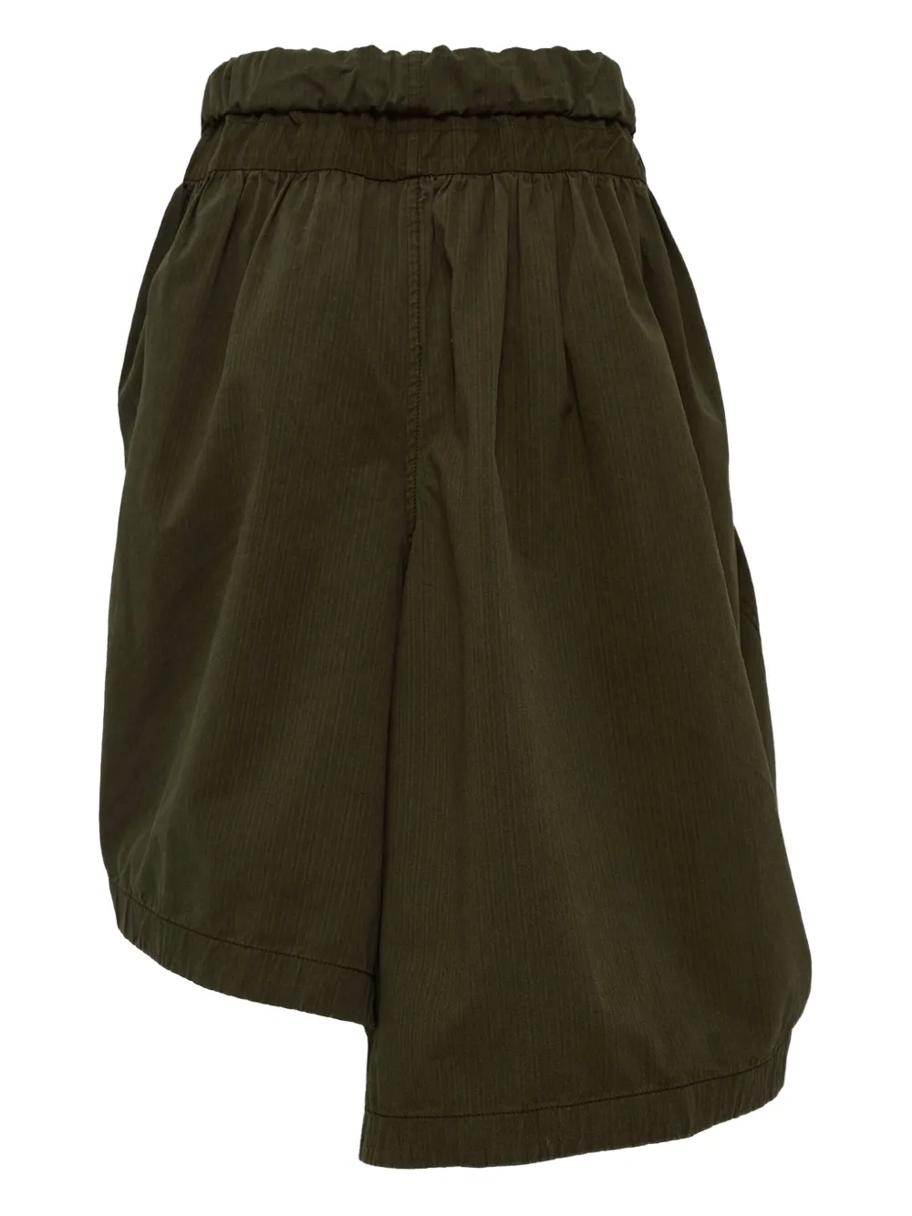 Open YY rolled-waist skorts - Groen