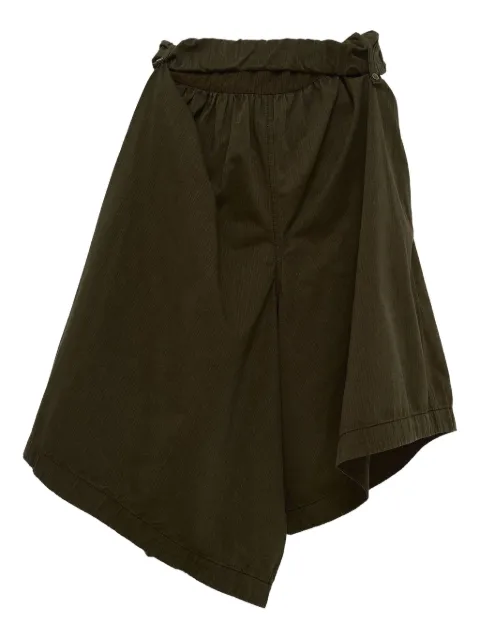 Open YY skorts con pretina enrollada