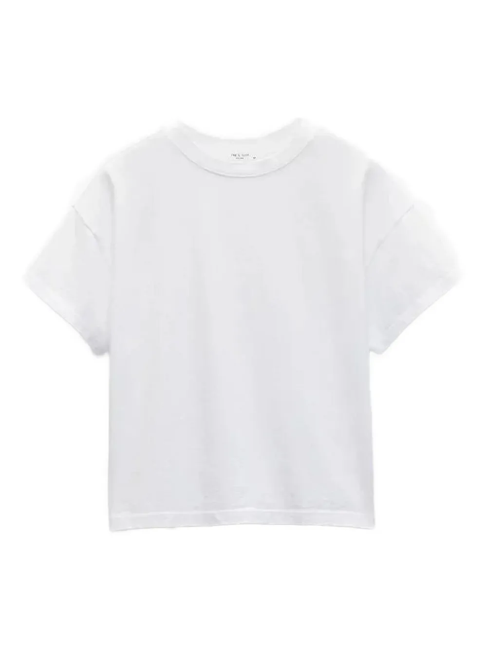 Rag & Bone Kelley Boxy Cotton Jersey T-shirt In White