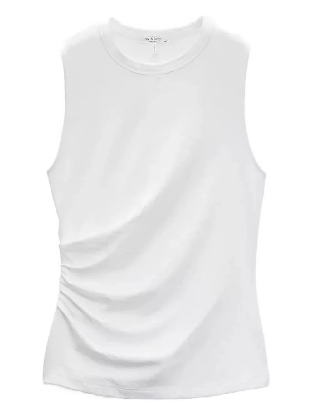 Rag & Bone Mica Wrap Tank Top In White