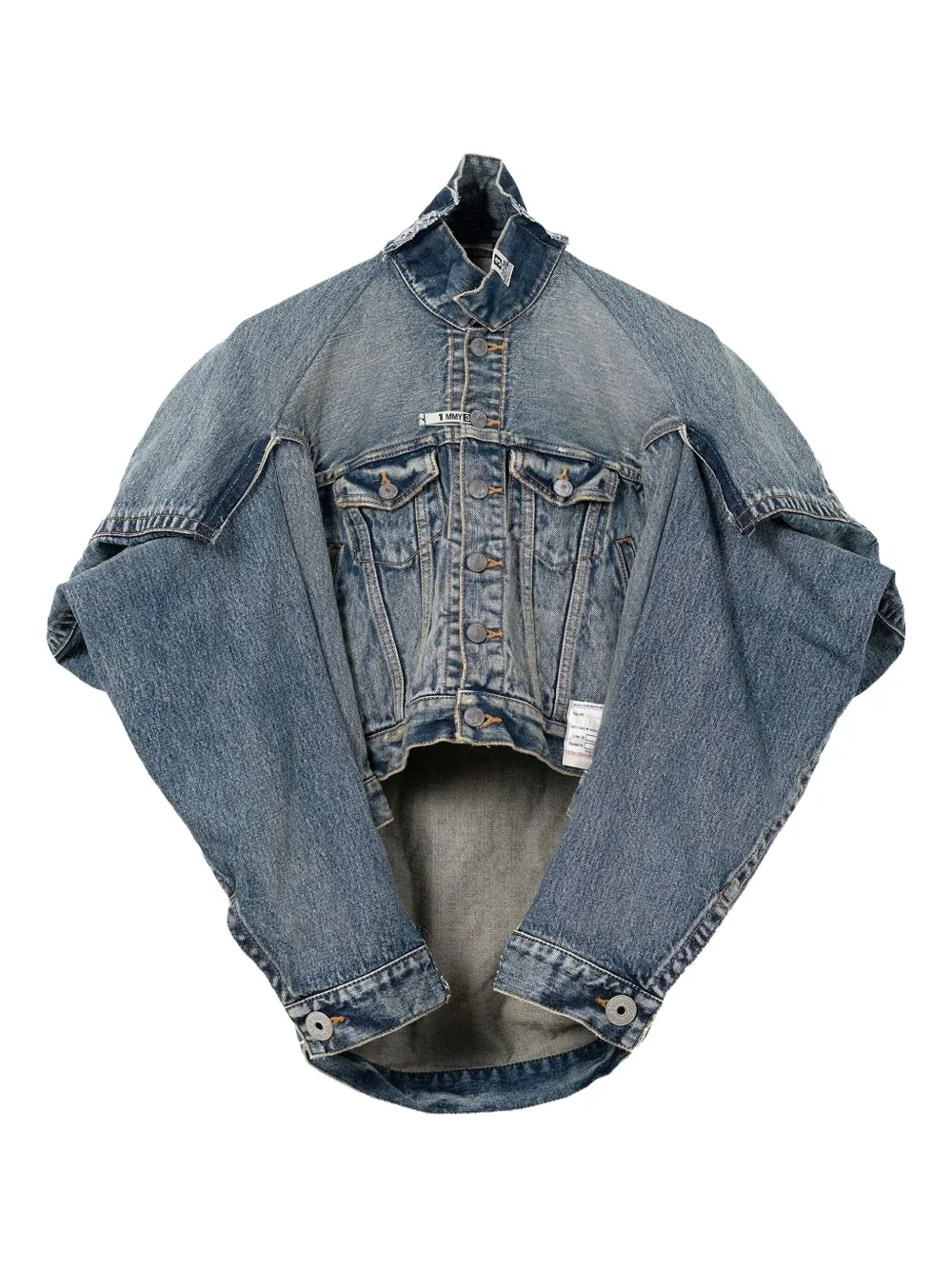 Maison MIHARA YASUHIRO Combinated denim jacket | Blue | Image 1