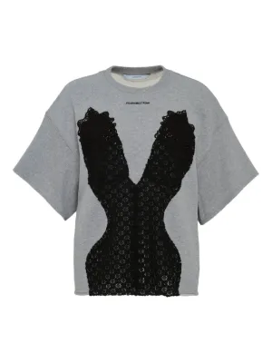 Vaquera トロンプルイユ Tシャツ | ブラック | FARFETCH JP