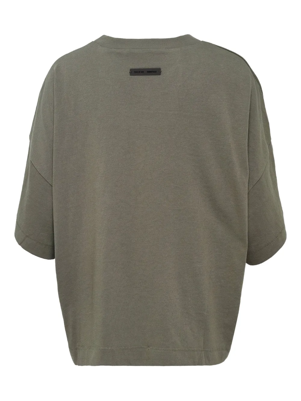 Essentials Logo-stamp T-shirt In Green