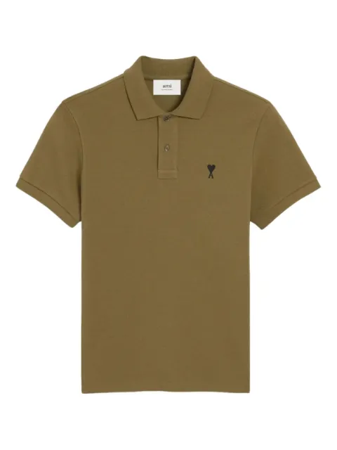 AMI Paris Ami de Coeur cotton polo shirt