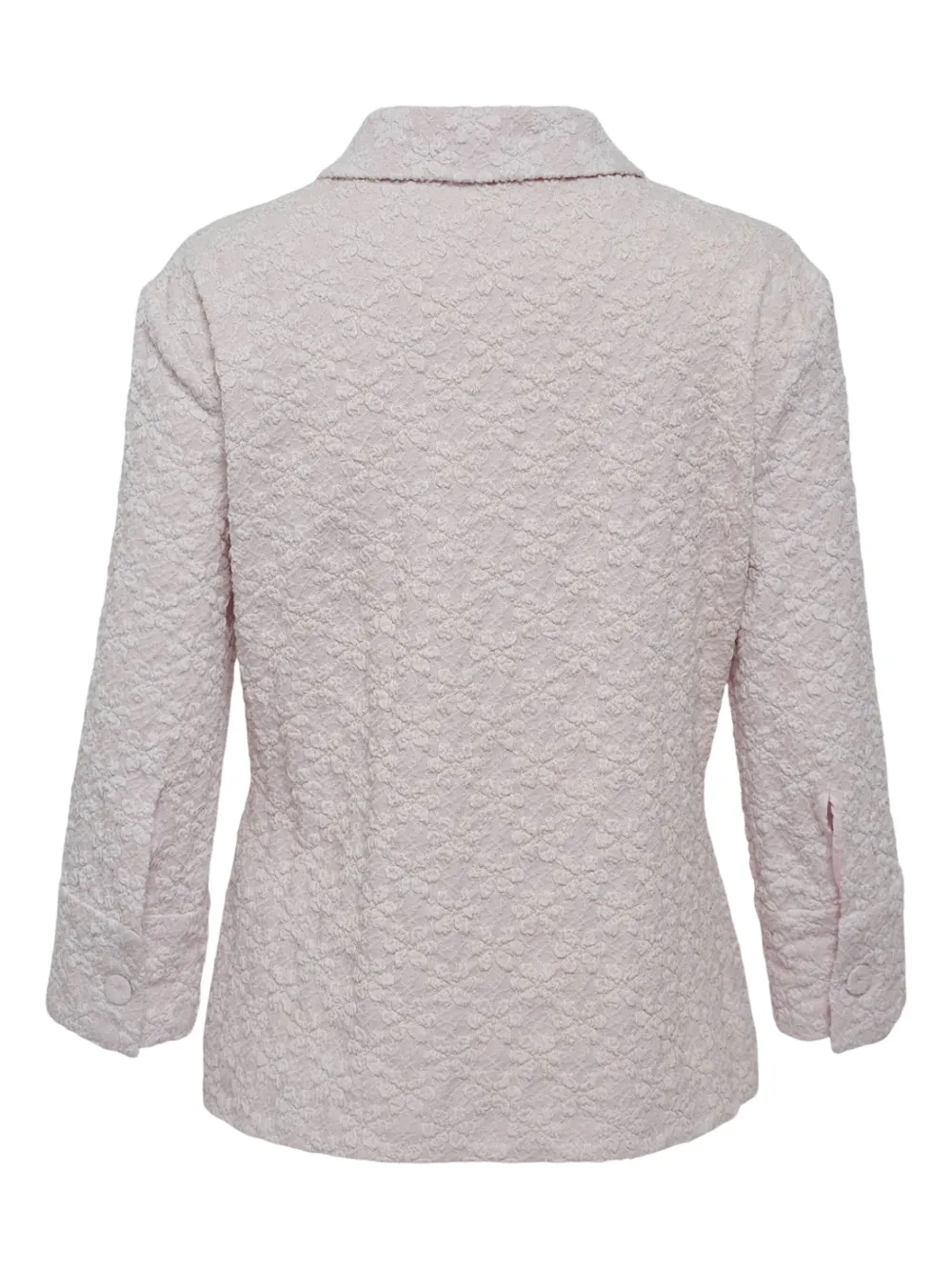 Jil Sander Blouse met bloementextuur en lange mouwen - Roze