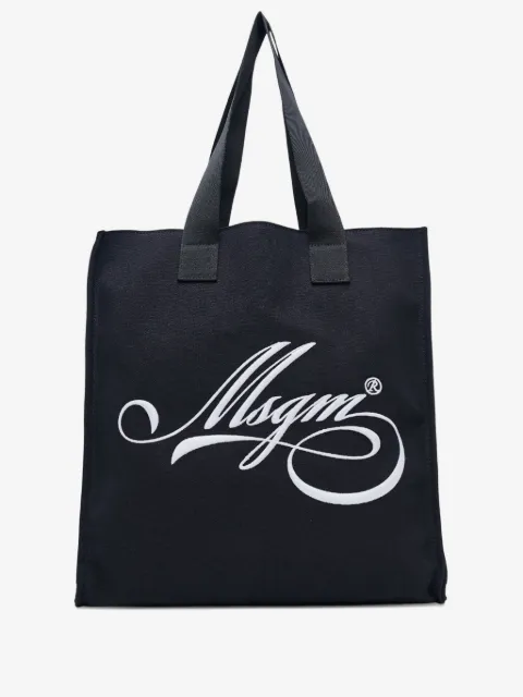 MSGM logo-print tote bag