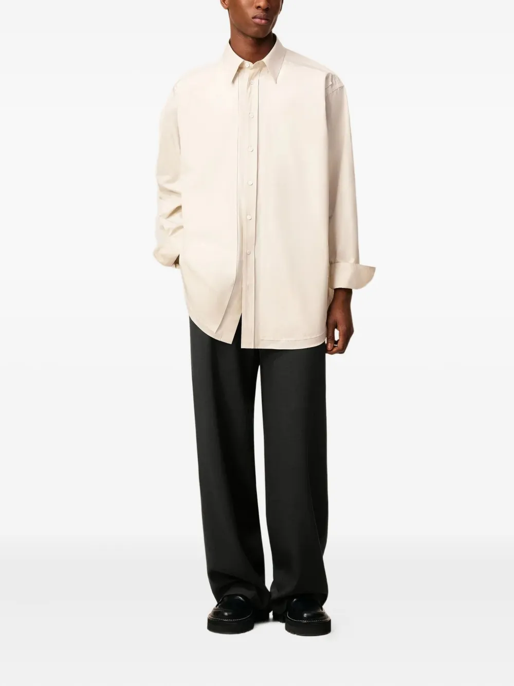 AMI Paris elasticated-waist trousers - Zwart