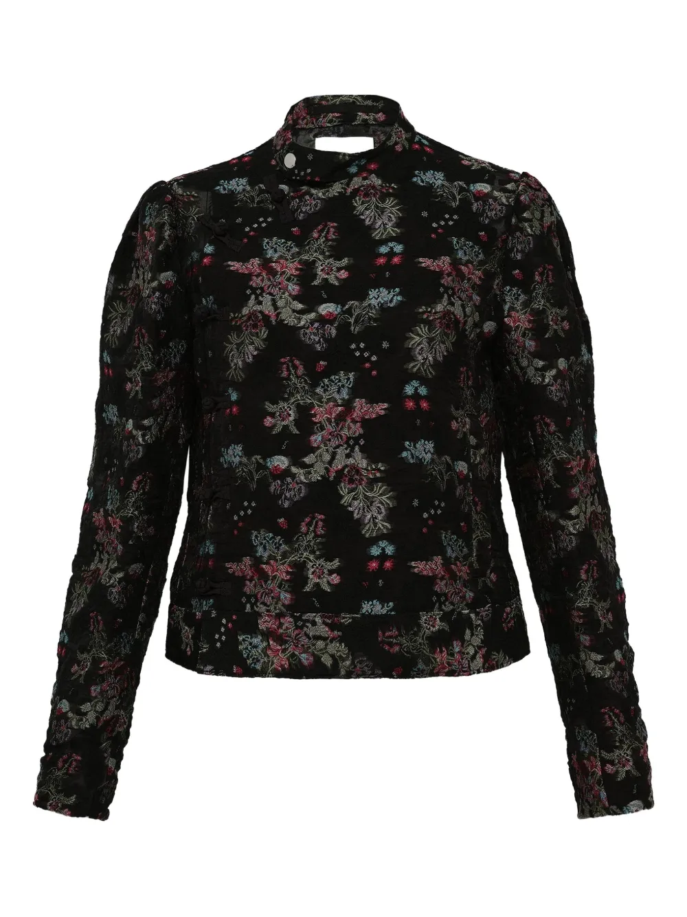Noir Kei Ninomiya floral-jacquard jacket | Black | Image 1