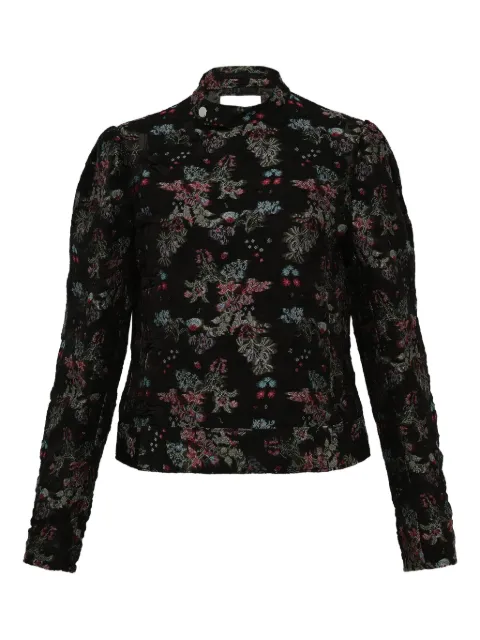 Noir Kei Ninomiya floral-jacquard jacket