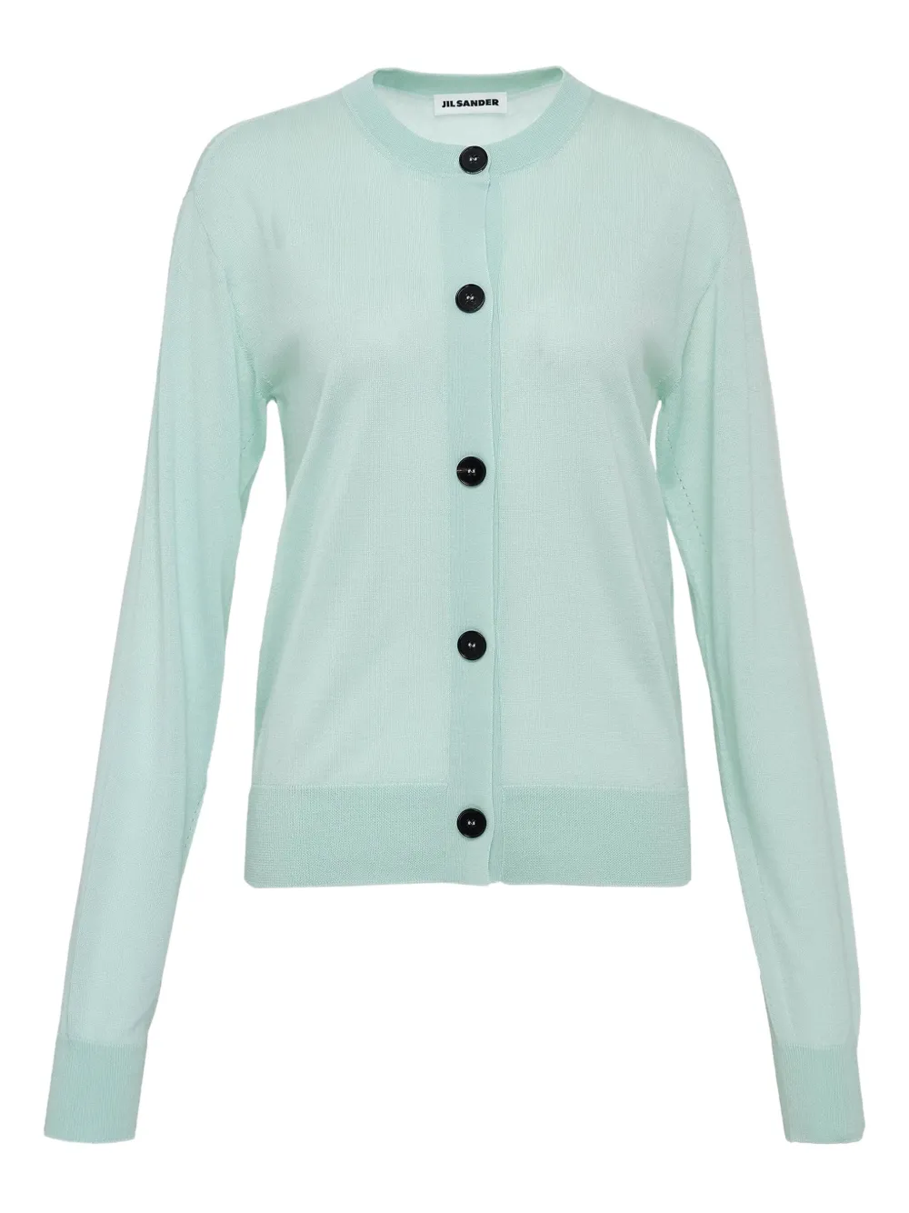 Jil Sander cárdigan con cuello redondo | verde | Image 1