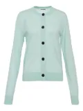 Jil Sander crew-neck cardigan - Green