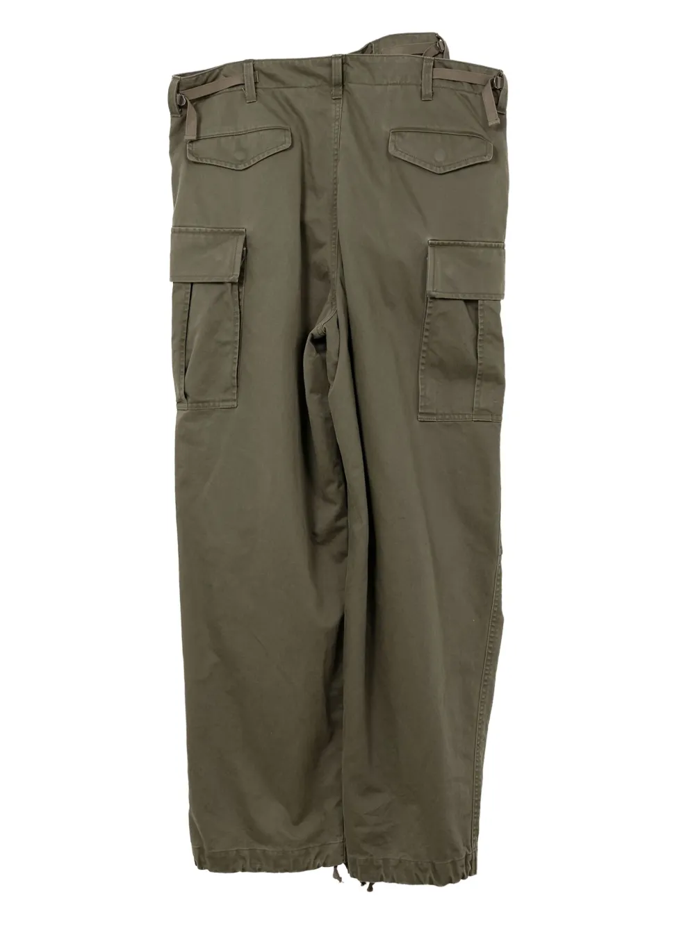 Maison MIHARA YASUHIRO Huge gelaagde cargo broek - Groen