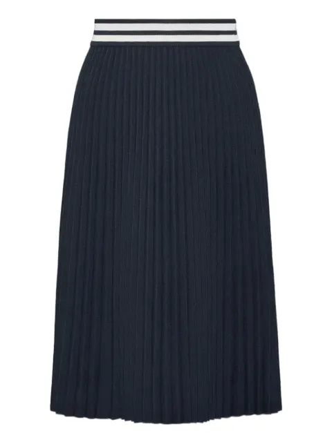 Thom Browne striped pleated midi skirt