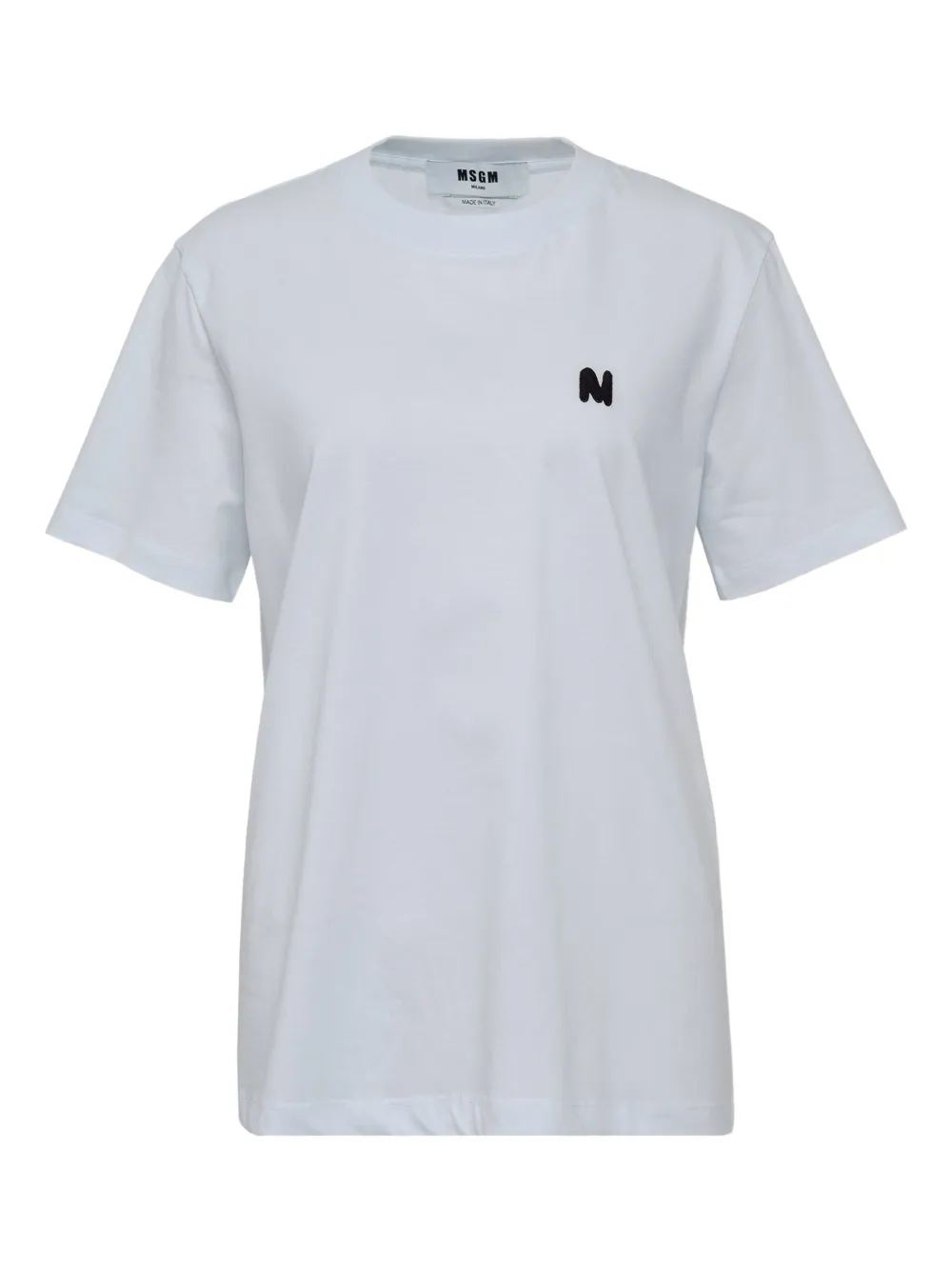 MSGM logo-embroidered T-shirt | White | Image 1