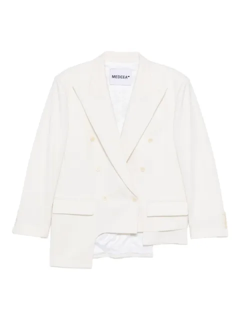 MEDEEA asymmetric double-breasted blazer