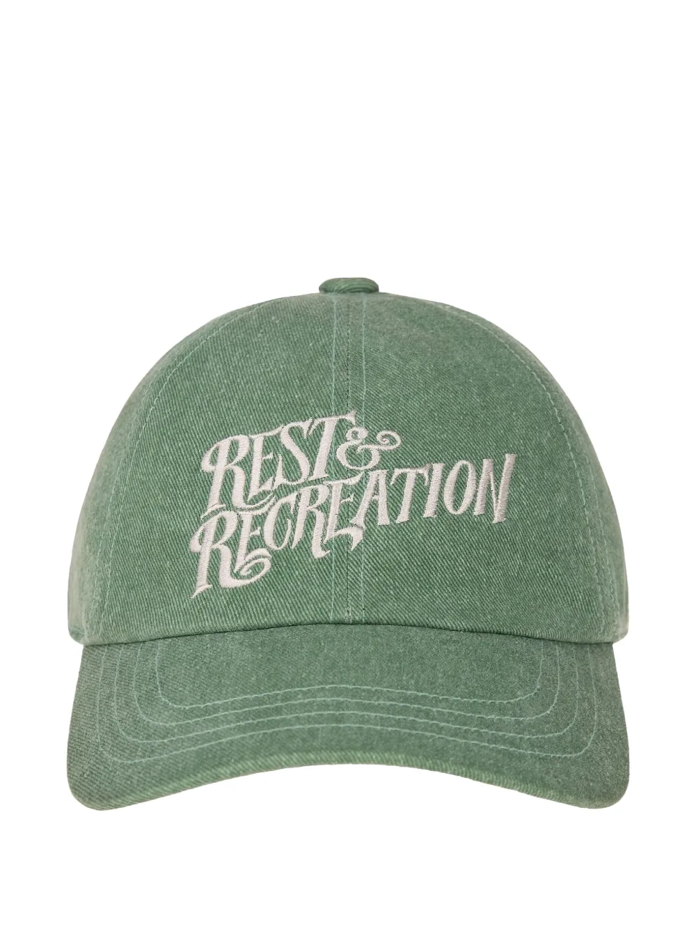 Rest&Recreation embroidered-logo cap | Green | Image 1