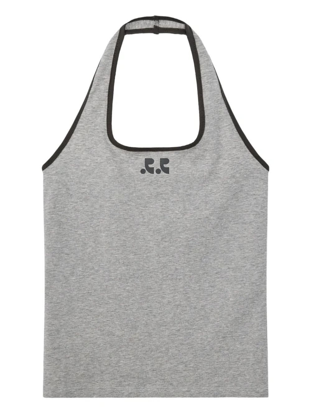 Rest&recreation Halterneck Sleeveless Top In Gray