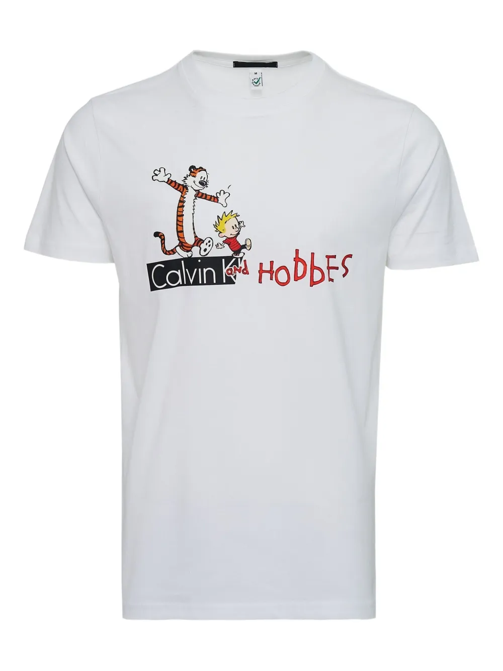Black Score Calvin Hobbes Tシャツ - ホワイト Black Score Calvin Hobbes Tシャツ - ホワイト