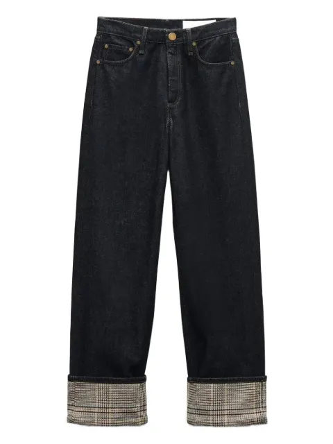 rag & bone Shea checked-cuff jeans