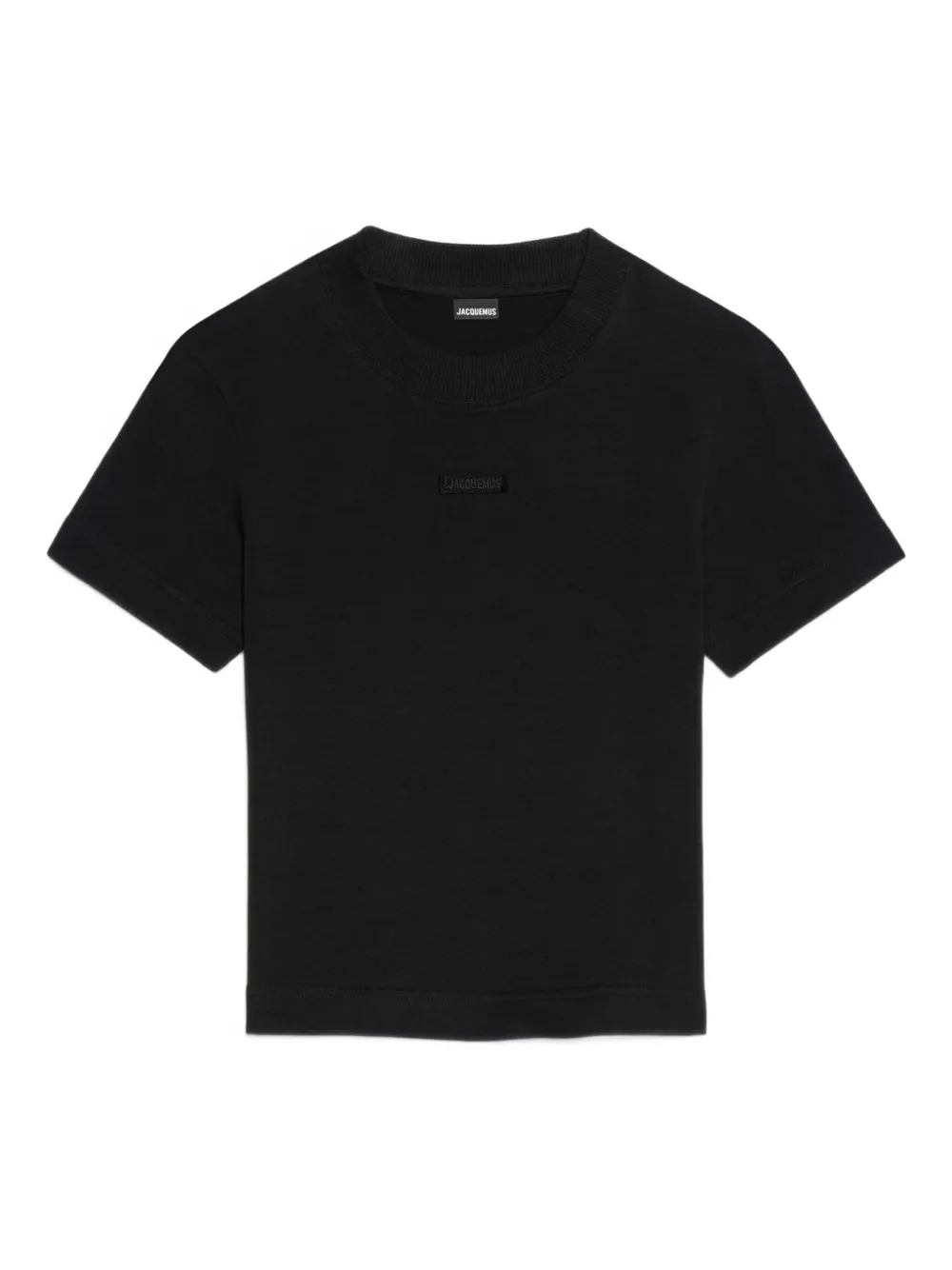 Jacquemus Le Gros Grain Tシャツ - ブラック Jacquemus Le Gros Grain Tシャツ - ブラック