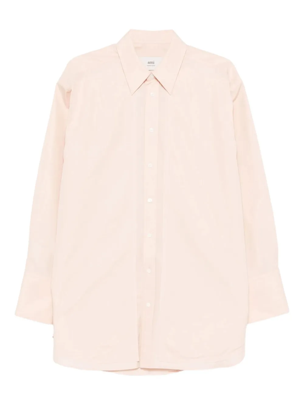 AMI Paris edge-stitching shirt | Pink | Image 1