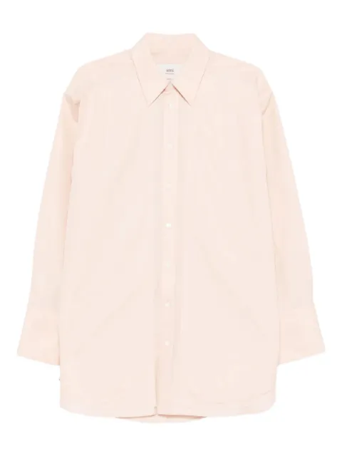 AMI Paris edge-stitching shirt