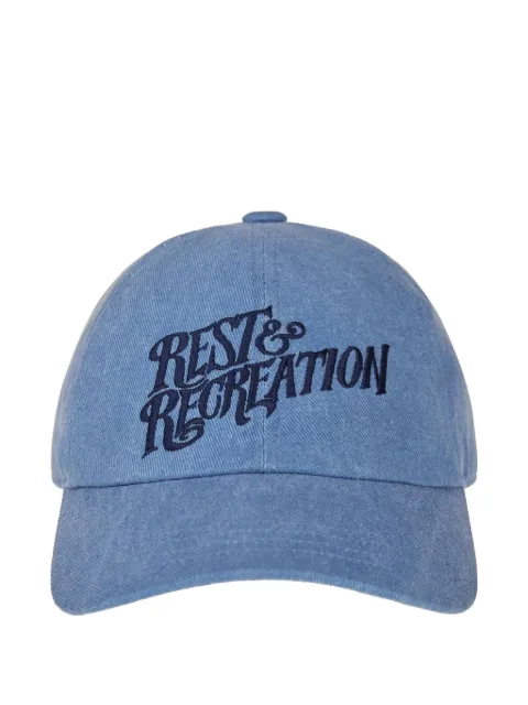 Rest&Recreation logo-embroidered baseball hat