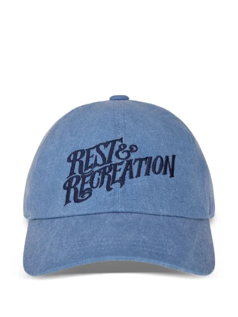 Rest&Recreation logo-embroidered baseball hat