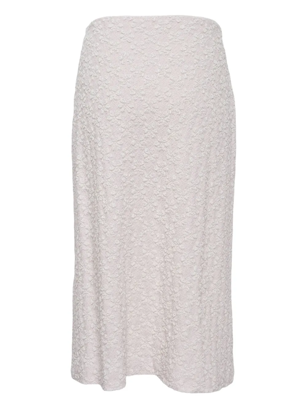 Jil Sander Rok met 3D-bloem en knopen - Roze