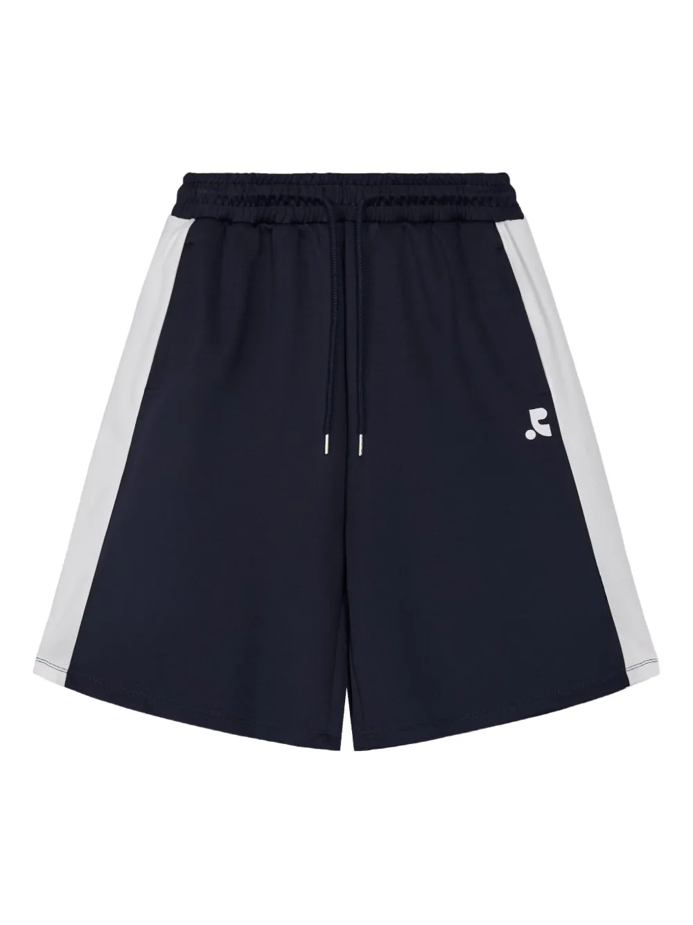 Rest&recreation Panelled Jersey Shorts In Blue