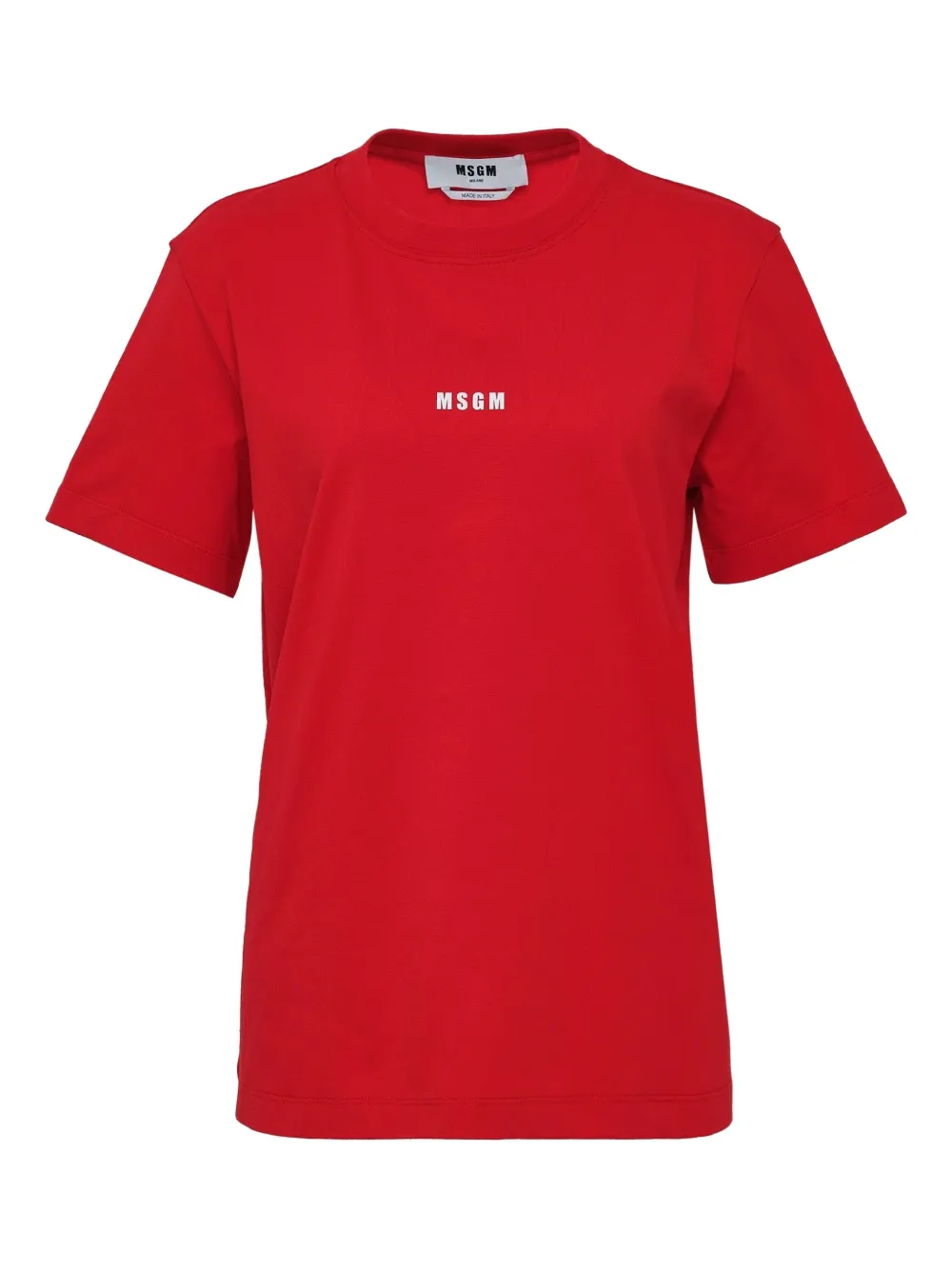 MSGM logo T-shirt | Red | Image 1