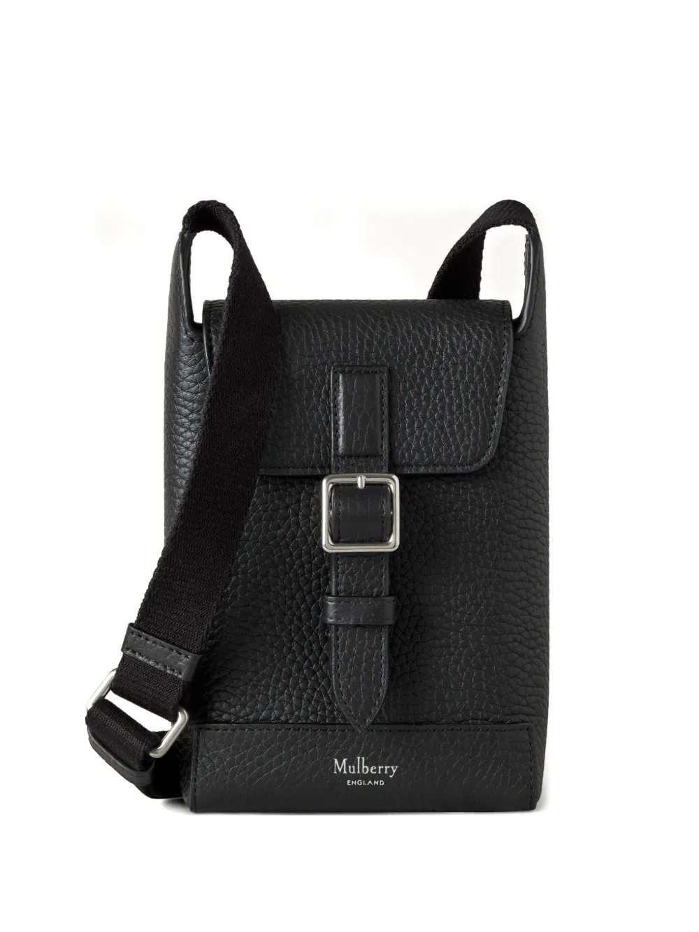 Mulberry Chiltern leather phone pouch | Black | Image 1