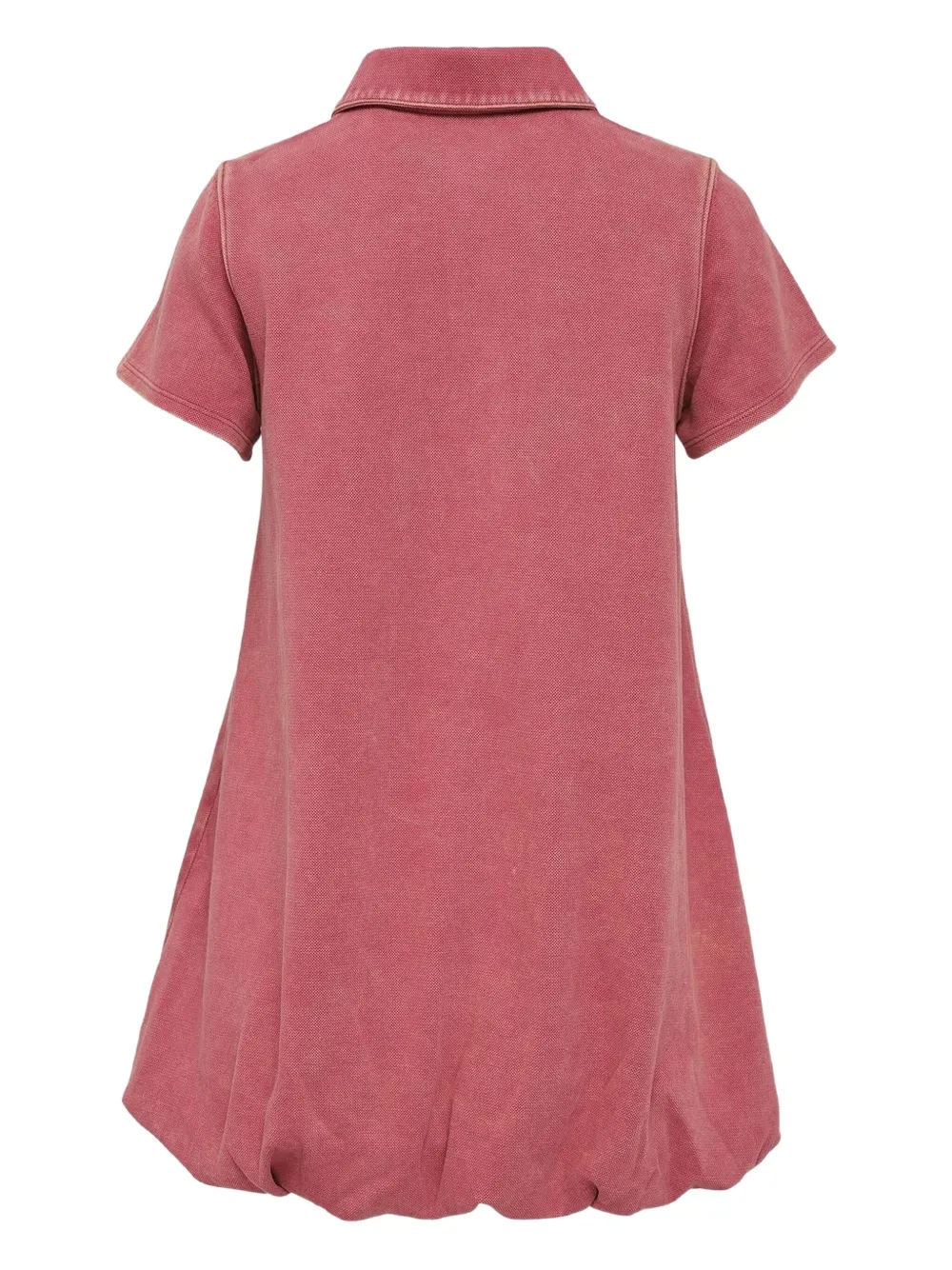 We11done Bubble Polo mini-jurk - Rood