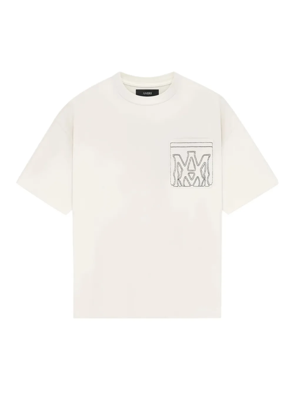 AMIRI chest-pocket T-shirt | Neutrals | Image 1