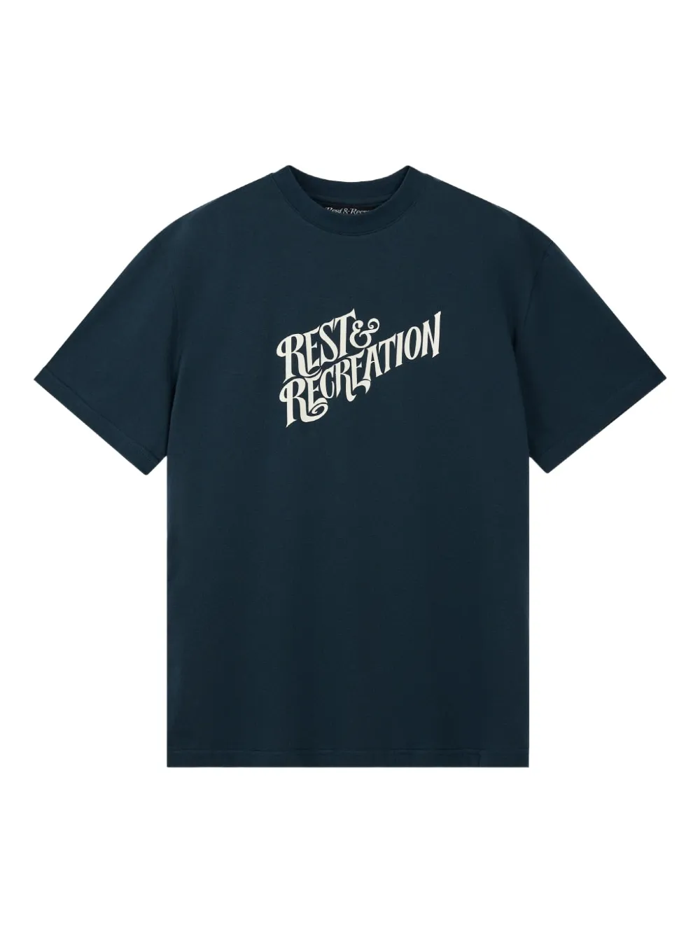 Rest&Recreation logo-print T-shirt | Blue | Image 1