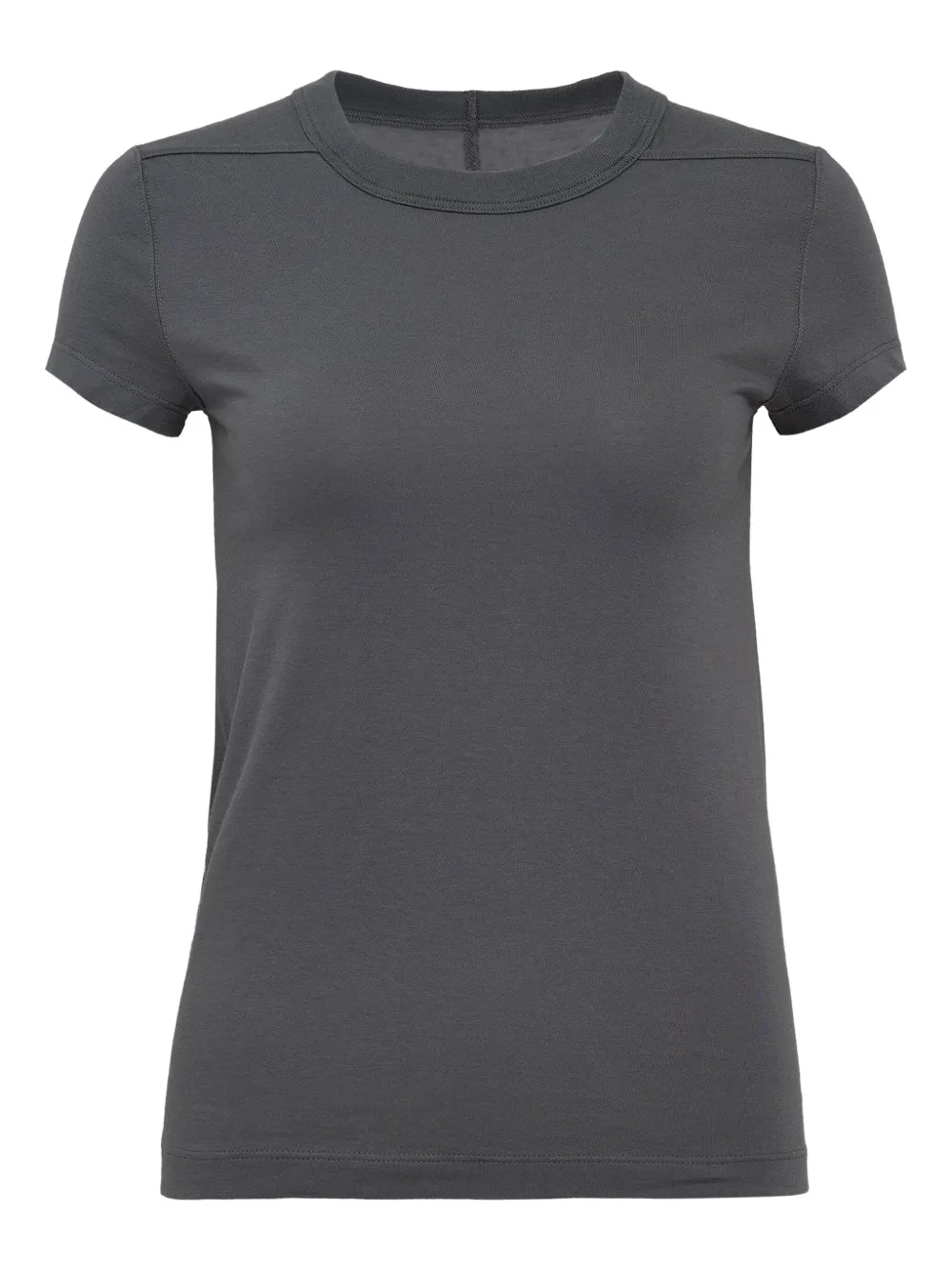 Rick Owens Short-sleeve Cotton Top In Gray