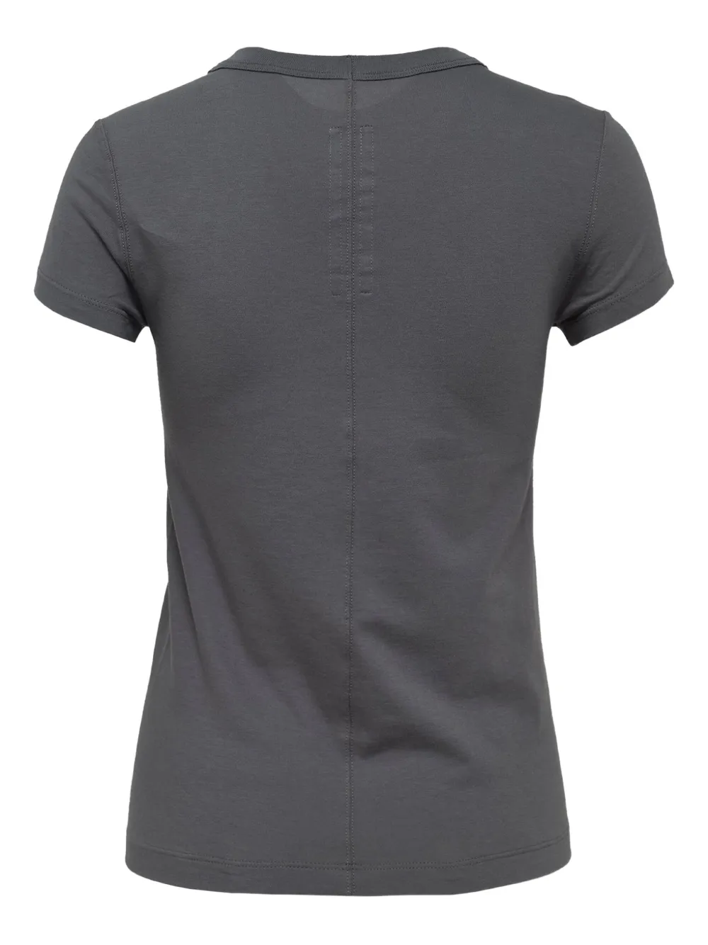 Rick Owens Short-sleeve Cotton Top In Gray