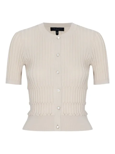 rag & bone Stacey ribbed-knit cardigan