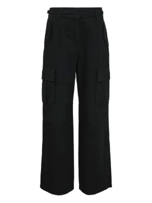The Attico オーバーサイズ カーゴジーンズ | ブラック | FARFETCH JP