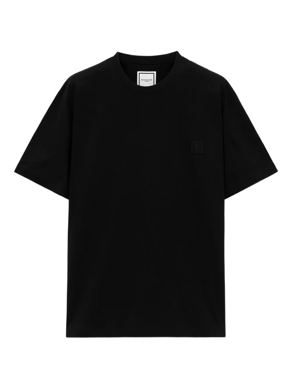 Wooyoungmi flower-print T-shirt | Black | Image 1
